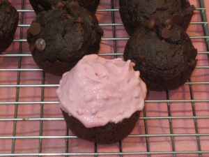 IMG_4038 Double Chocolate Mini Muffins with Raspberry Mascarpone